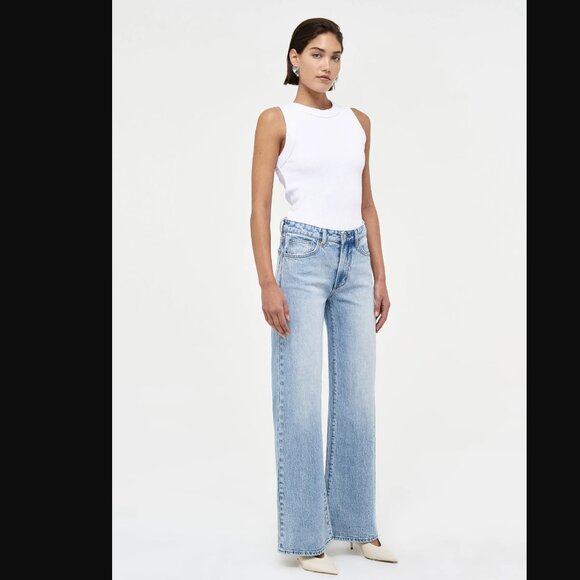 NEUW Denim Jonesy Tank in White Size Small + Size Med NWT - Picture 2 of 5